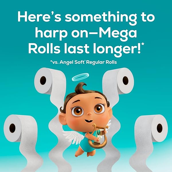 ANGEL SOFT® TOILET PAPER, 18 MEGA ROLLS