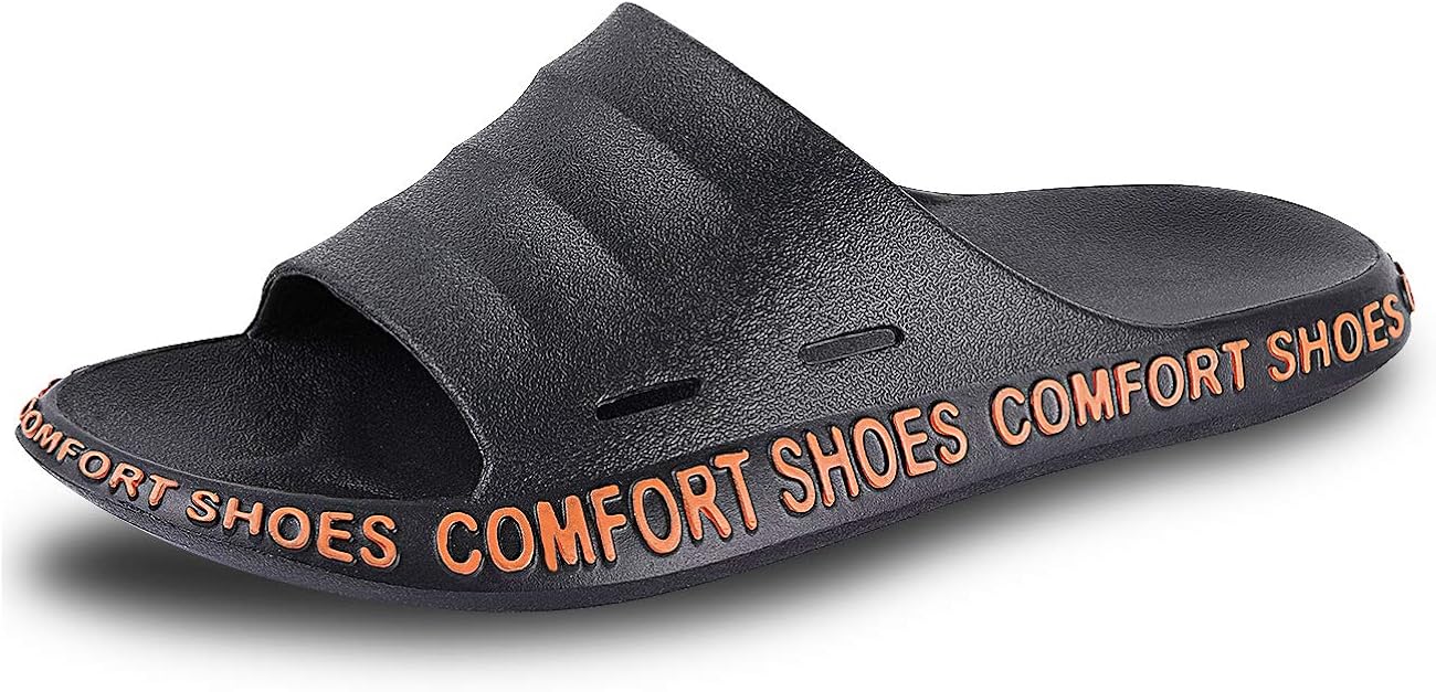 slides for wide feet mens