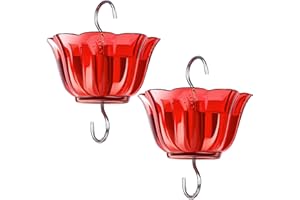 Kingsyard 2-Pack Ant Moat for Hummingbird Feeders & Oriole Feeders, 5 Oz Insect Guard with Large Capacity, Nectar Feeder Acce