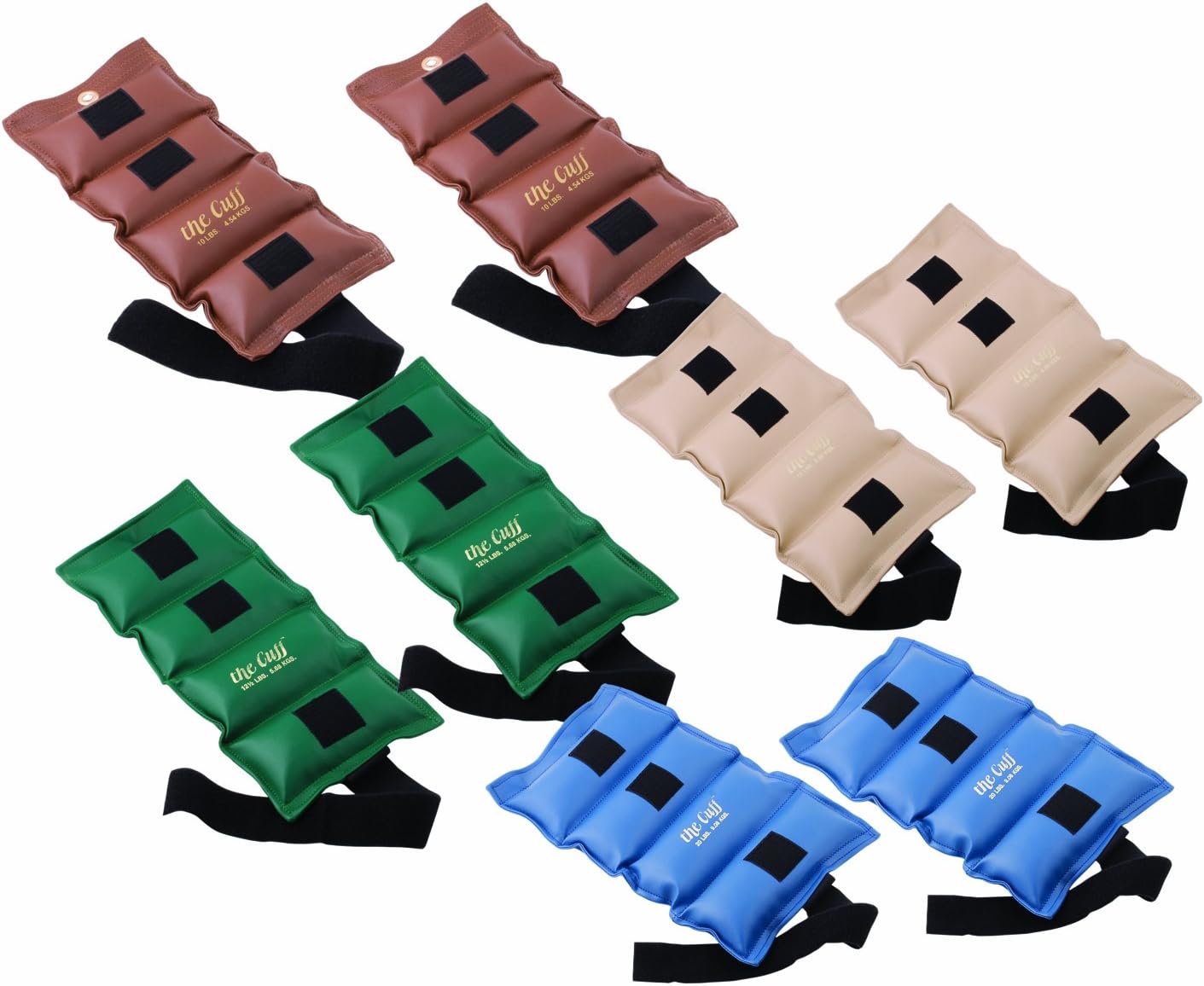 The Cuff Original Adjustable Ankle and Wrist Weight for Yoga, Dance, Running, Cardio, Aerobics, Toning, and Physical Therapy.