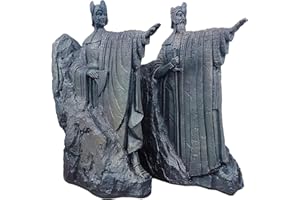 KLQJNP Lord of The Rings Bookends, Resin Decorated Bookshelf, 9.8 Inch Lord of The Rings Gifts Book Ends Non-Slip Book Divider for Library Office Home Study