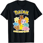 Pok&eacute;mon Group Shot Gotta Catch 'Em All Cute Poster T-Shirt