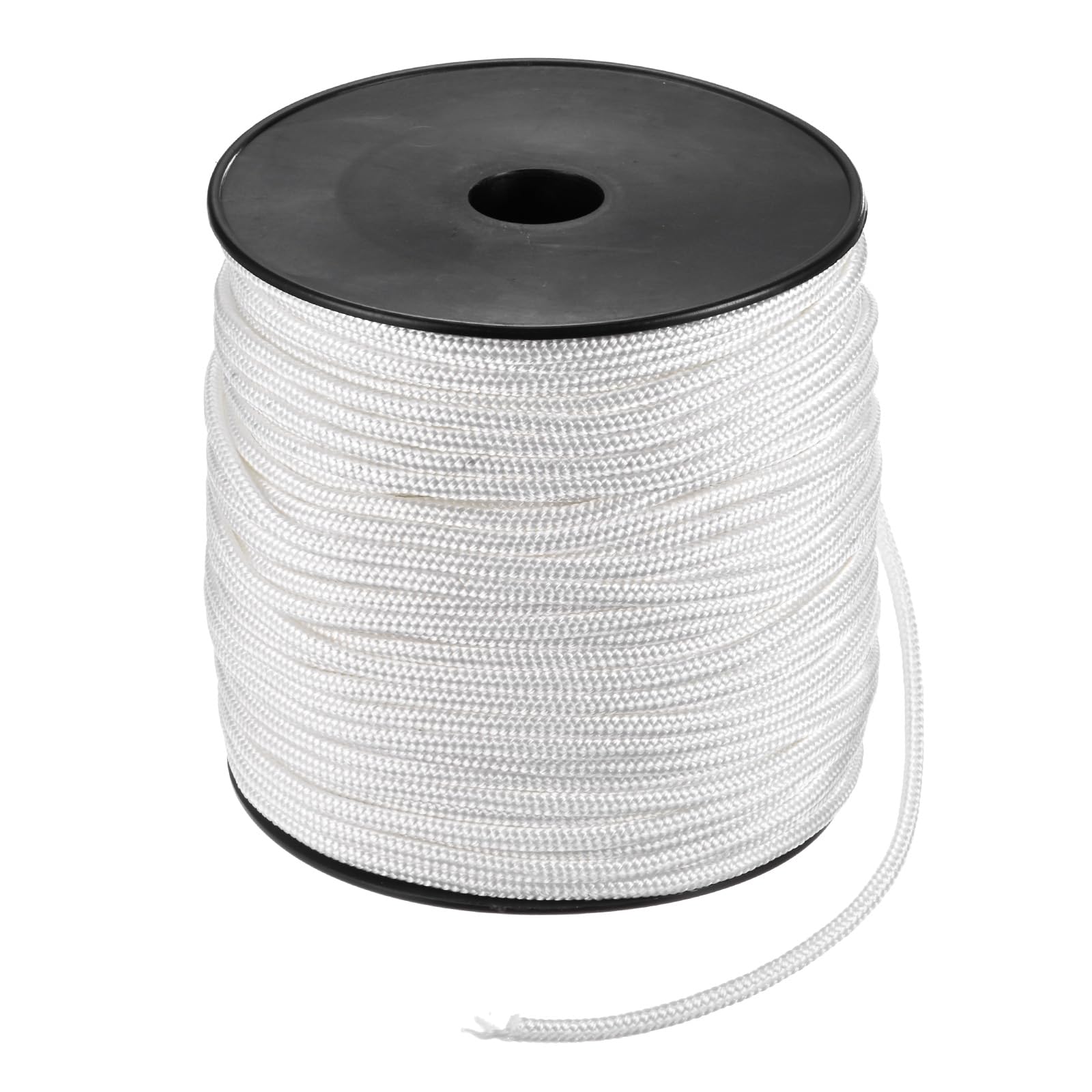 M METERXITY Recoil Starter Rope Pull Cord 5.5mm 100m Pull Starter Rope Nylon Pull Cord Pull Starter Rope for Mower/Chainsaw/Trimmer/Brush Cutter [White]
