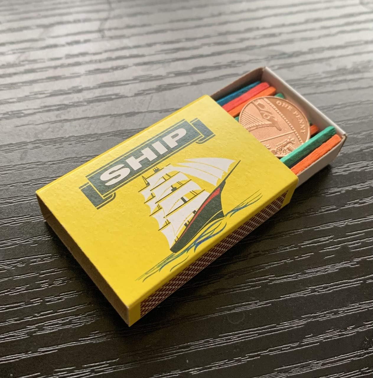 Pentro Penny Magic Trick/Penny Vanishes from Hand And Appears Inside The Matchbox/Great Close up Magic Gift - Image 3