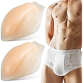 Threlaco Bulge Enhancer Men Silicone Enlarge Front Pouch for Underwear Comfortable Natural Pad Fit for Briefs and Swimwear