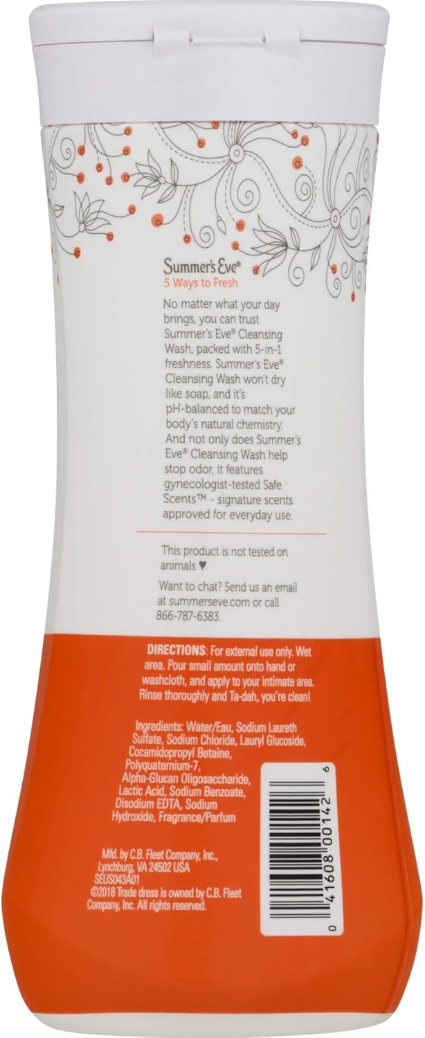 Summer's Eve Cleansing Wash | Morning Paradise | 15 Ounce | Pack of 3 | pH-Balanced, Dermatologist & Gynecologist Tested: Health & Personal Care