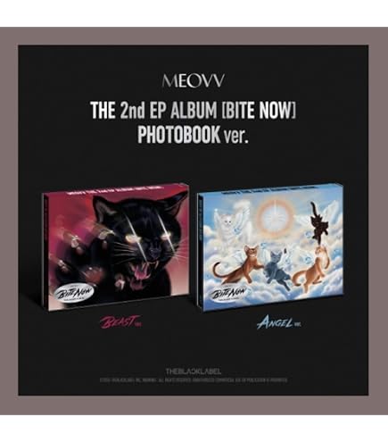 Amazon.com: MEOVV BITE NOW 2nd EP Album [BEAST Ver.] Photobook +