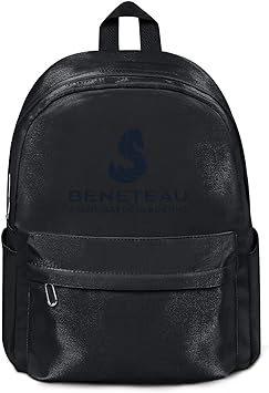 eco friendly black backpack
