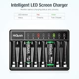 HiQuick 8 x AA Rechargeable Batteries with Charger Type-C 8 slots 2800mAh view 3