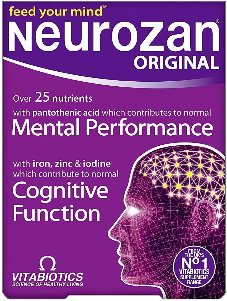 4 x Vitabiotics Neurozan 30 Advanced Tablets