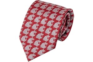 Donegal Bay Alabama Crimson Tide Men's Necktie, Standard Size, NCAA Officially Licensed - DB Fan Gear