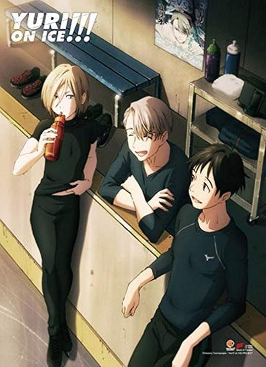 Amazon Com Yuri On Ice 86860 Wall Scroll Poster Multi Amazon Com Yuri On Ice 86860 Wall Scroll Poster Multi