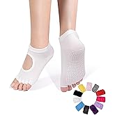ZenBeya Pilates Socks, Yoga Socks with Grips for Women, Non-Slip Slipper