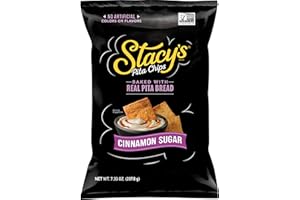 STACY'S Stacy’s Pita Chips, Cinnamon Sugar, No Artificial Colors or Flavors, 7.33 oz Bag