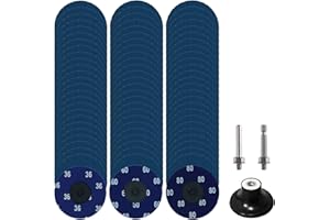 75Pcs 3 inch Quick Change Disc Set, Crossarctic Zirconia Roll Lock Sanding Disc with 1/4" Holder for Die Grinder Surface Prep Strip Grind Polish Finish Burr Rust Paint Removal