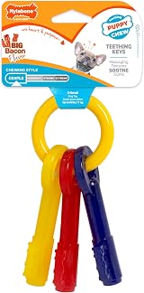 Nylabone Gentle Puppy Teething Keys Bacon Extra Small up to 7 kg view 9