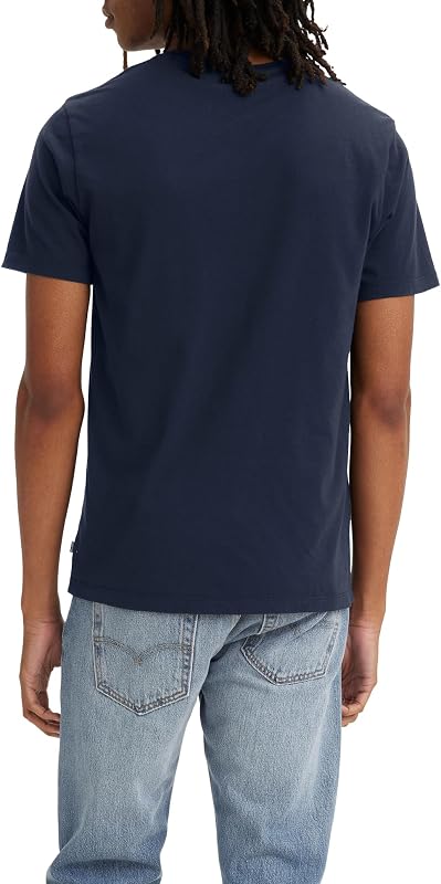 2-Pack Crewneck Graphic Tee, Camiseta, Hombre, Chesthit White/Dress Blues, L