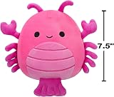 Squishmallows Original 7.5-Inch Cordea the Hot Pink Lobster Plush view 8