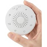 White Noise Sound Machine for Sleep, Portable White Noise Sound Machine with 30 Soothing Sounds, 3 Timers, Night Light, Memory Function for Baby Registry, Adults, Kids, Travel, Home, Office