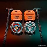 Beyblade X Jurassic World Collab T. Rex vs Mosasaurus Multipack Set 4 Tops & 2 view 2