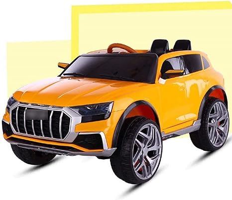 Amazon Co Jp 車に乗る 子供用電気自動車用シート4輪リモートコントロールベビーカー1 6歳の男の子の赤ちゃんのおもちゃの車の充電 子供の新年 色 赤2 色 黄色 ホーム キッチン