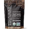 Truvani Vegan Pea Protein Powder | Chocolate | 20g Organic Plant Based Protein | 10 Servings | Keto | Gluten & Dairy Free | Low Carb | No Added Sugar