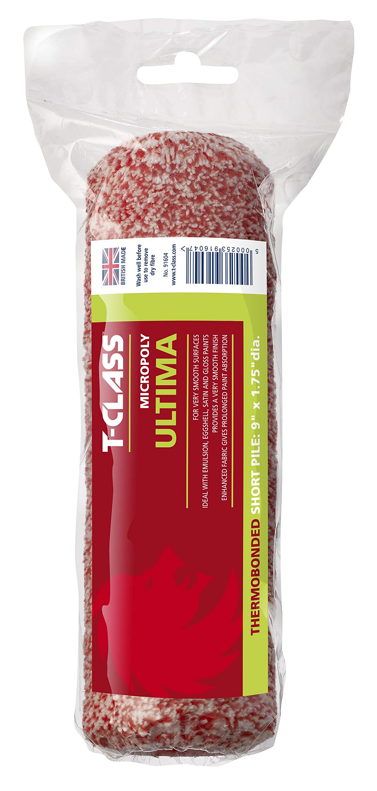 T-Class 91604 9" Ultima Short Pile Roller Sleeve