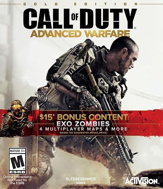 Amazon Com Call Of Duty Advanced Warfare Gold Edition Xbox One Call Of Duty Adv W Fare Gold W Dlc Video Games