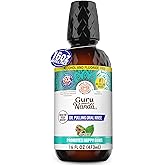 GuruNanda CocoMint Oil Pulling Mouthwash for Complete Oral Hygiene, 7 Essential Oils & Vitamins for Happy Teeth & Gums & Fresh Breath, Alcohol-Free, 16 oz