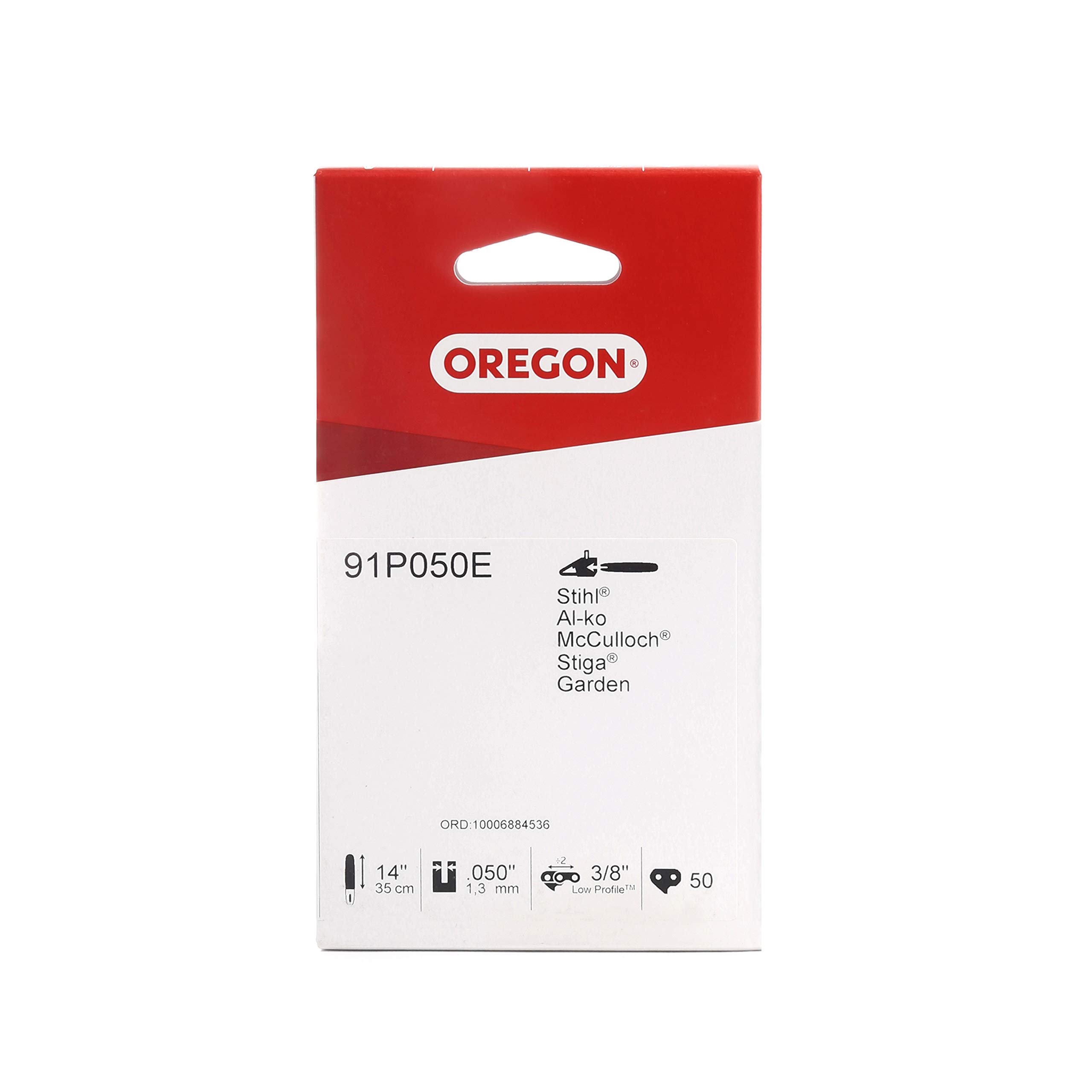 Oregon Chainsaw Chain for 14-Inch (35 cm) Bar -50 Drive Links – Low-Kickback Chain fits Several Stihl Models