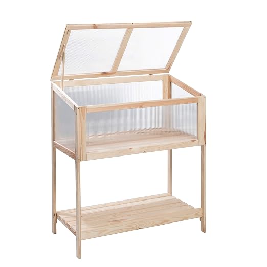 greemotion Cama Elevada de Plantas Mesa de Cultivo, Color de ...