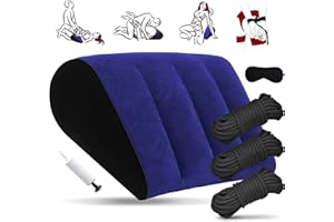 BDSM Neck to Wrist Bondage Restraints Set - Behind Back Handcuffs Collar with Blindfold Adjustable Bondage Gear & Accessories