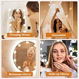 OSDUE Hollywood Mirror Lights 10 LED USB Dimmable 3 Color Modes 9 Brightness view 7