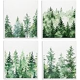 LARTSFRO Christmas Tree Swedish Dishcloths for Kitchen, Swedish Dish Cloths for Pine Tree, Papaya Reusable Paper Towels, 4 Pack Dish Towels for Kitchen, Reusable Paper Towels Washable