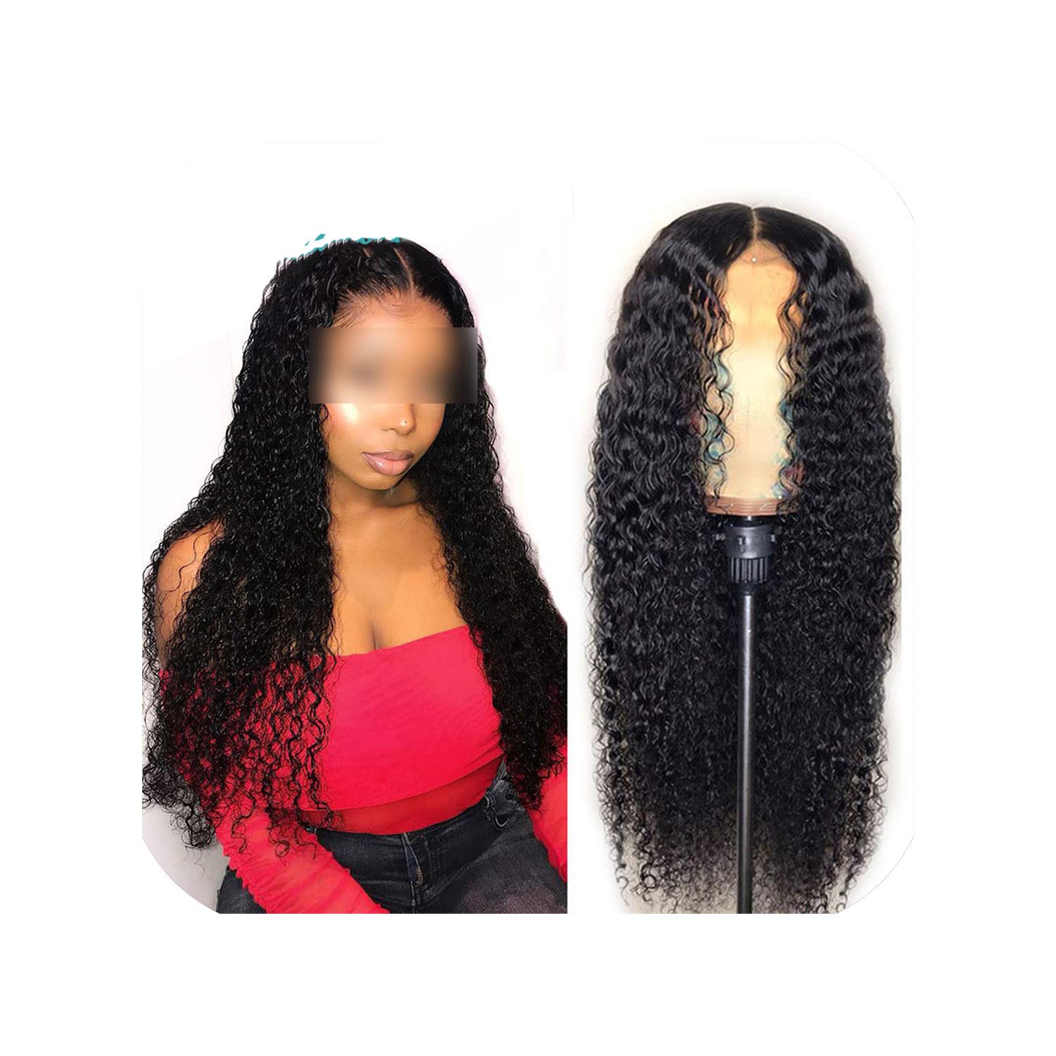 Amazon Com Lace Front Wigs Brazilian Curly Human Hair Wigs Pre