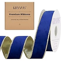 Amazon.com: Royal Blue Velvet Wired Ribbon 1.5 inch x