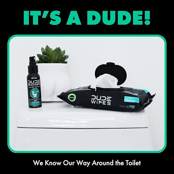 DUDE BOMBS – TOILET SPRAY – 2.5 OZ SPRAY BOTTLE – FOREST FRESH TOILET SPRAY WITH PINE AND CEDARWOOD ESSENTIAL OILS – STANK ELIMINATOR UP TO 150 DUMPS