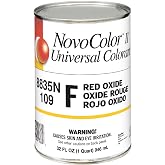 Valspar 8835N F-Red Oxide Novocolor II Universal Colorant, 1 Quart