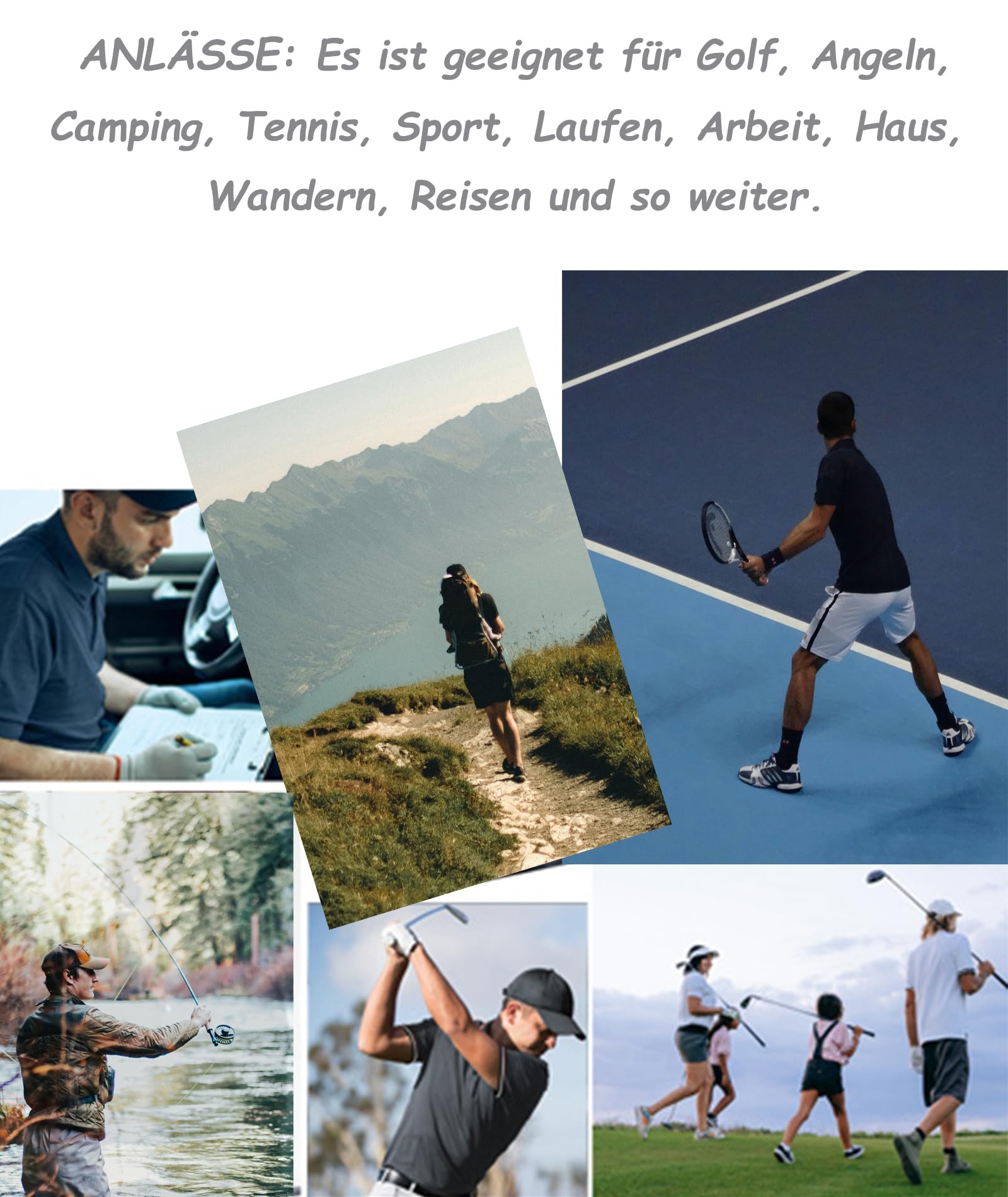 LLdress 3er Pack Poloshirt Herren Kurzarm Atmungsaktiv Poloshirt Set Leichtes Golf Polohemd Schnelltrocknend T Shirt 6