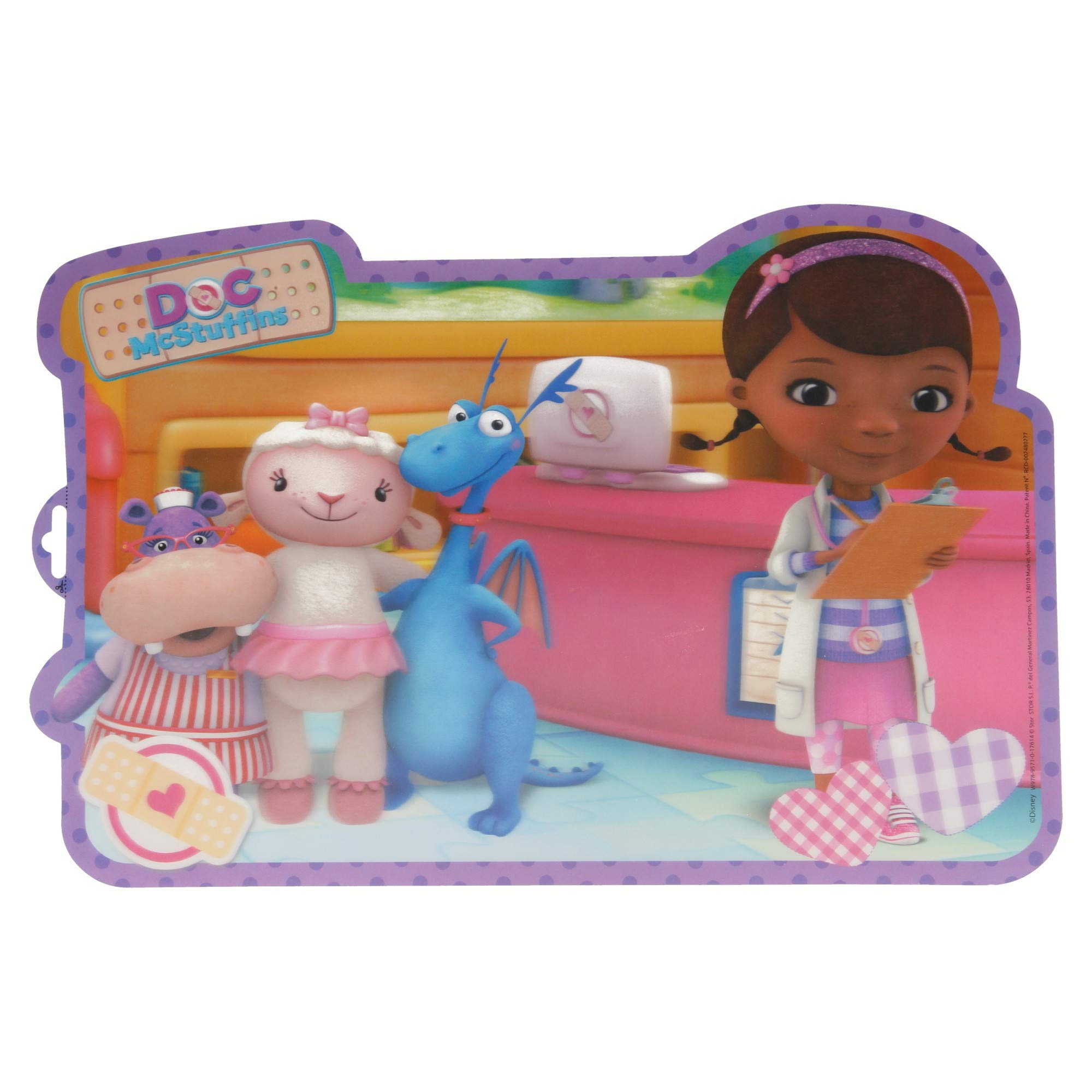 Disney Junior Joy Toy 748921 41 x 32 cm Doc McStuffins 3D Place Mat