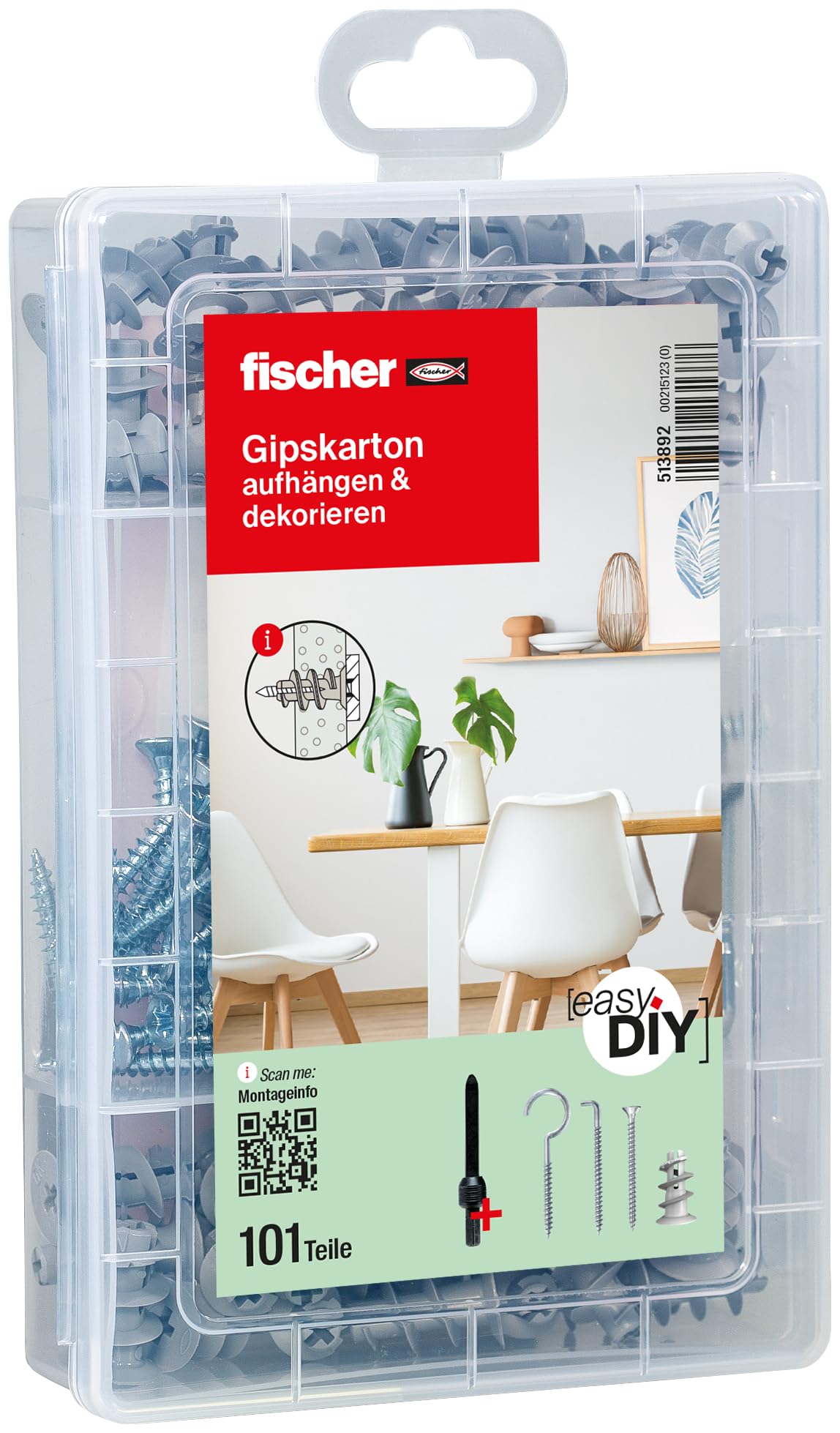fischer Meister-Box GK with Screws