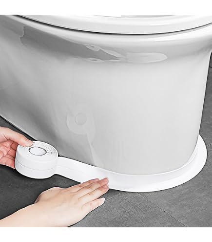 Cinta De Masilla Blanca De 22 Mm Pe Tira De Sellado Impermeable Baño De Baño Cinta Selladora Autoadhesiva Cinta De Sellado De Pared De Inodoro De