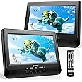 OTIC 10.1" Dual Car DVD Players Portable Screen Headrest Video Player with Remote, 5 Hours Rechargeable Battery, Last Memory, DVD Player for Car Support USB/SD Card