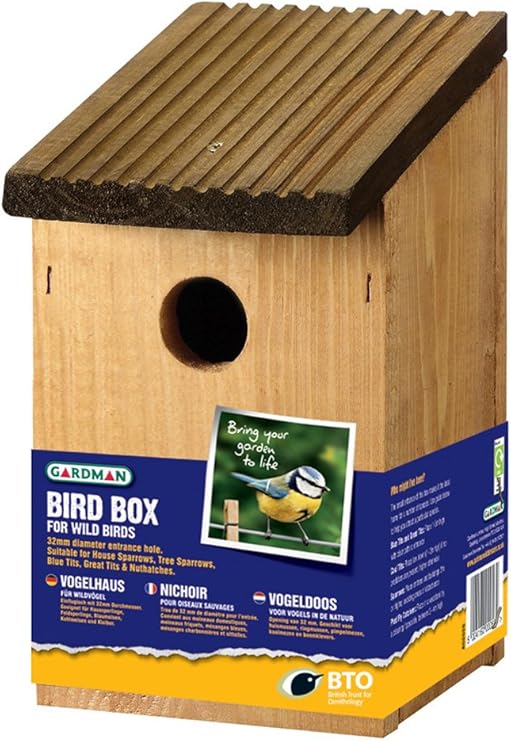 A Wild Bird Nest Box Amazon.co.uk Garden & Outdoors