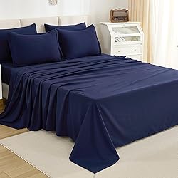 Litanika Oversized King Comforter Sets Navy Blue