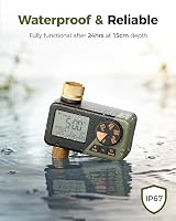 Diivoo Water Sprinkler Timer, Brass Inlet/Outlet, Flexible Irrigation view 5