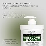 Advanced Clinicals Green Coffee Bean Oil Thermo-firming Cream 16 oz Spa Size view 2