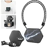 TELESIN° 360° Magnetic Chest Mount + Neck Strap Necklace Lanyard, Magnet Body Mounts POV Selfie Holder Attach Accessories for