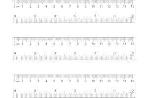 TEAAHA 3 Pack 6 Inch Ruler Clear Rulers Small Straight Ruler with Centimeters and Inches, Plastic Shatterproof Measuring Tools for School, Office and Home (Clear, 6“)