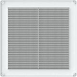Awenta Plastic Air Vent Grille Cover 300x300mm White with Insect Grid view 4